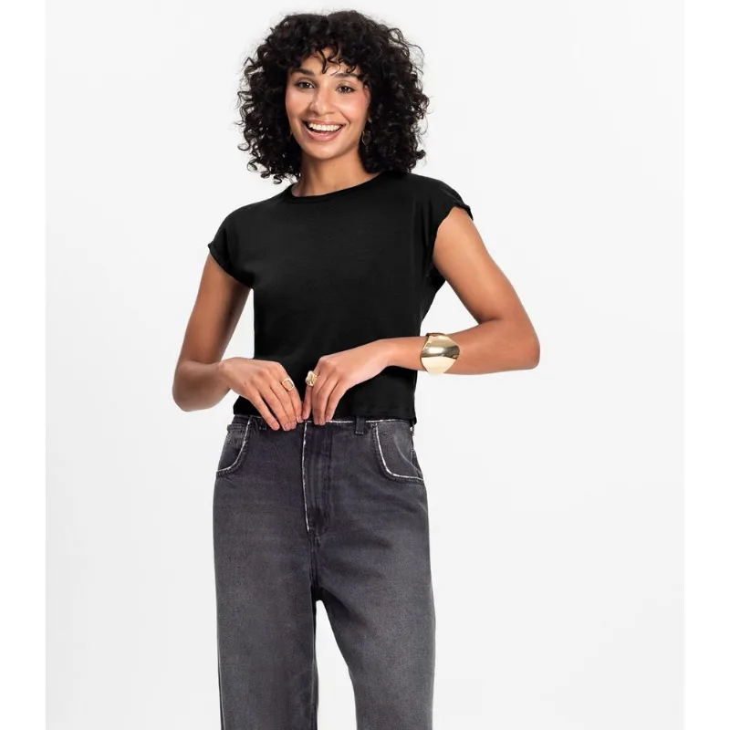 Blusa Feminina Infinita Cor Preto M