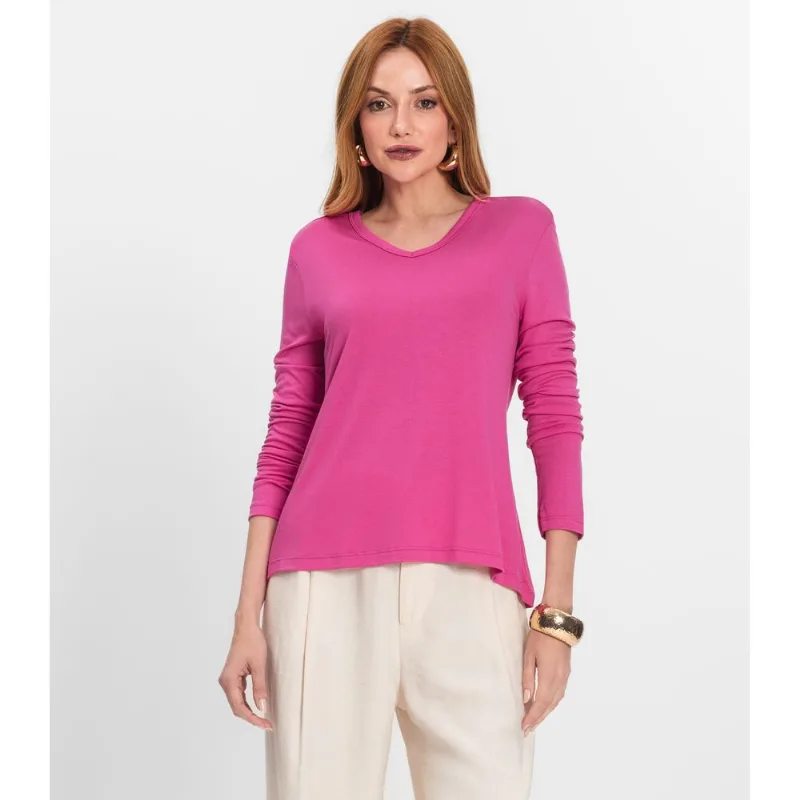 Blusa Manga Longa Select Rosa P