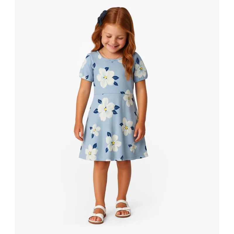 Vestido Infantil Básico Select Azul 4