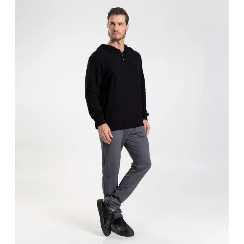 Calça Masculina Moletom Felpado Diametro Cinza M