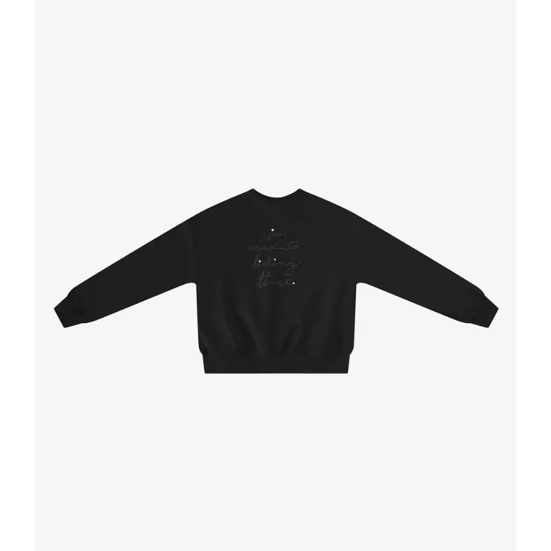 Blusão Feminino Em Moletom Com Bordado Rovitex Preto G