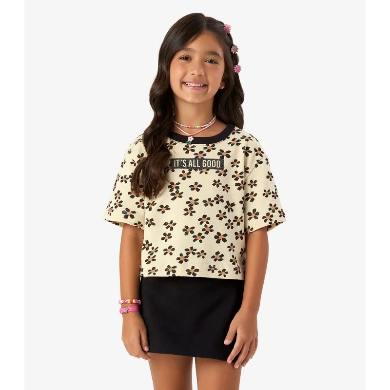 Blusa Feminina Malhao Fruit Rovi Kids Bege 10