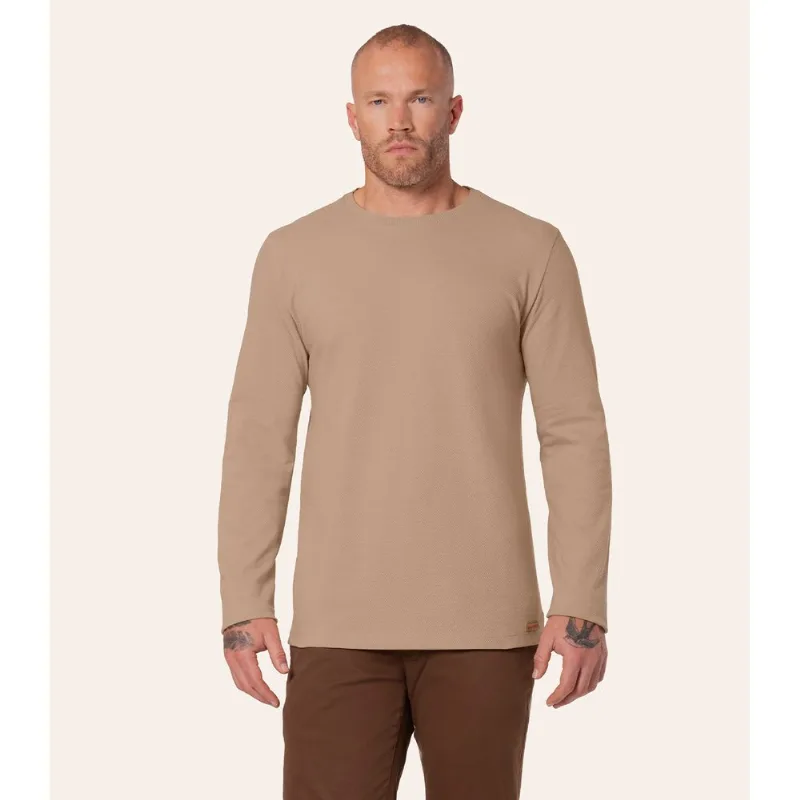 Camiseta Manga Longa Diametro Marrom G