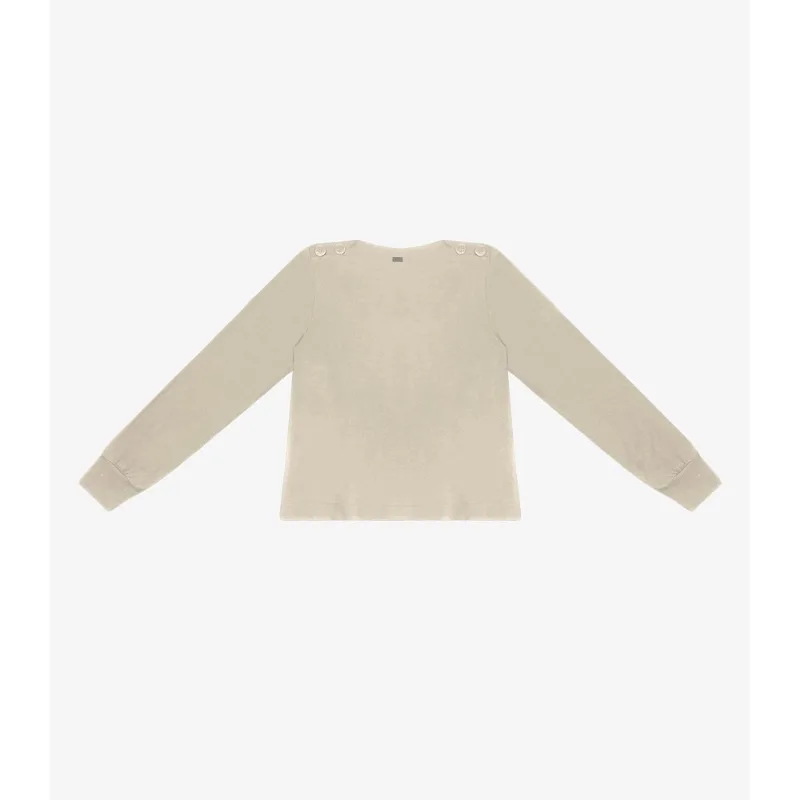 Blusão Feminino Em Molecotton De Viscose Rovitex Bege GG
