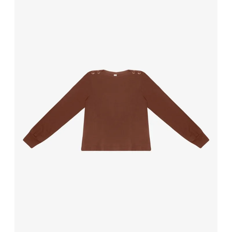 Blusão Feminino Em Molecotton De Viscose Rovitex Marrom P