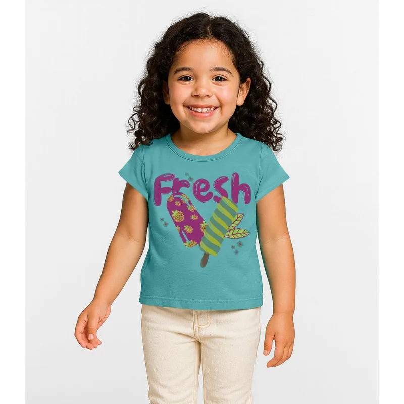 Blusa Infantil Menina Infinita Cor Verde 1