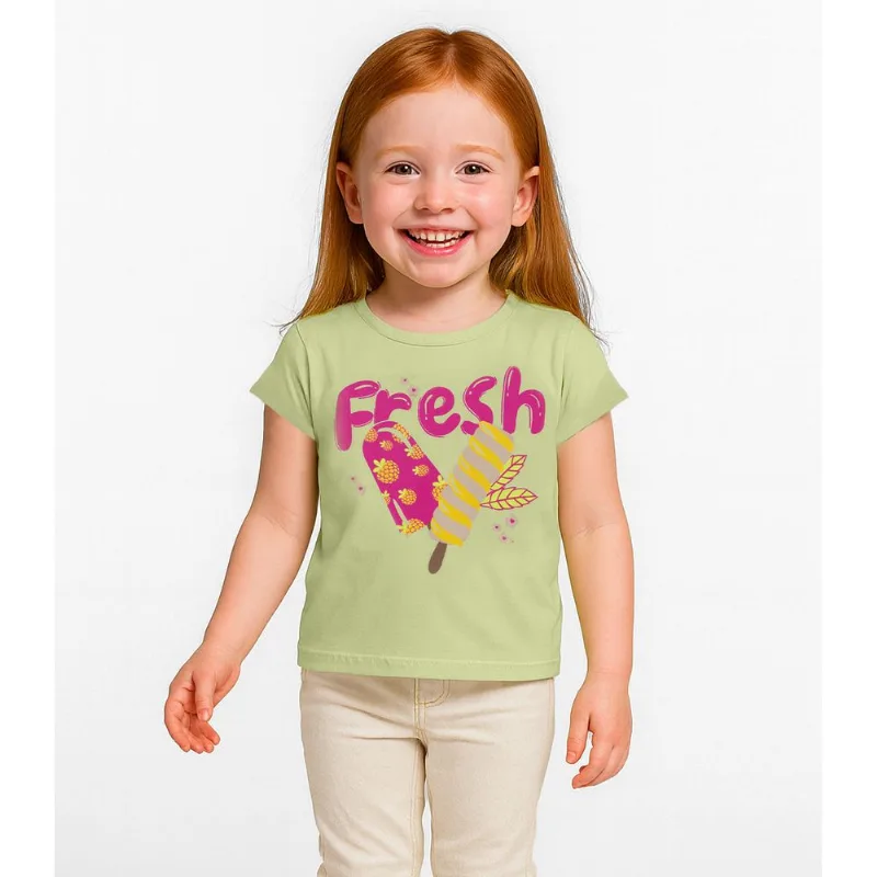 Blusa Infantil Menina Infinita Cor Amarelo 2