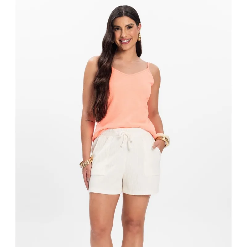 Shorts Feminino Infinita Cor Bege M