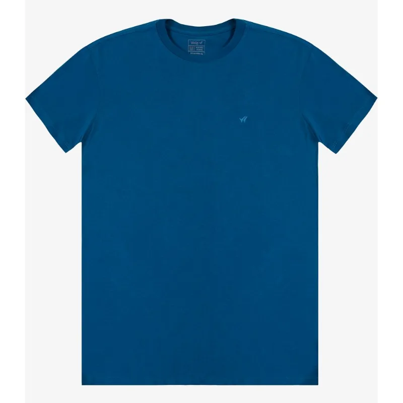 Camiseta Masculina Básica Select Azul M