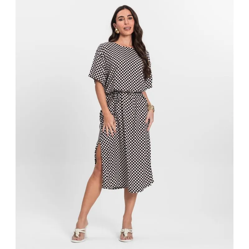Vestido Midi Infinita Cor Preto G