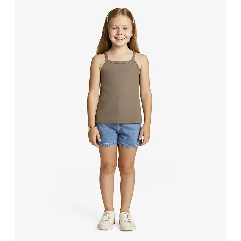 Blusa Feminina Infantil Infinita Cor Bege 10