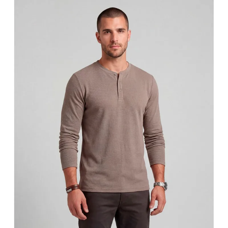 Camiseta Masculina Manga Longa Malhão Diametro Marrom GG
