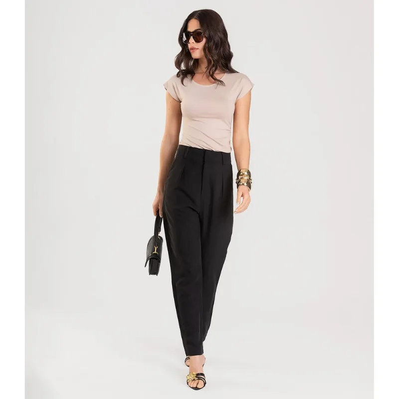 Blusa Feminina Com Franzido Dianna Chocolate GG