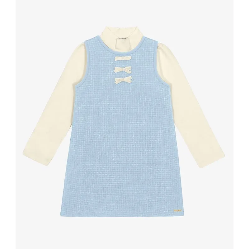 Conjunto Vestido com Blusa Trick Nick Azul 10