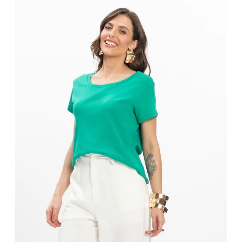 Blusa Feminina Infinita Cor Verde M