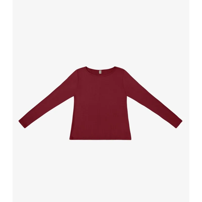 Blusa Feminina Manga Longa Básica Rovitex Vermelho P