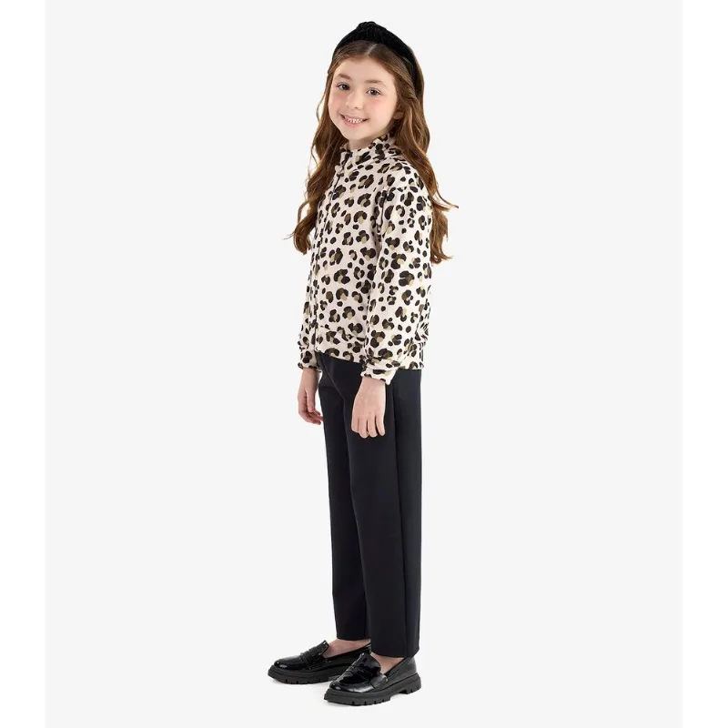 Conjunto Jaqueta Capuz e Legging Rovi Kids Bege 3