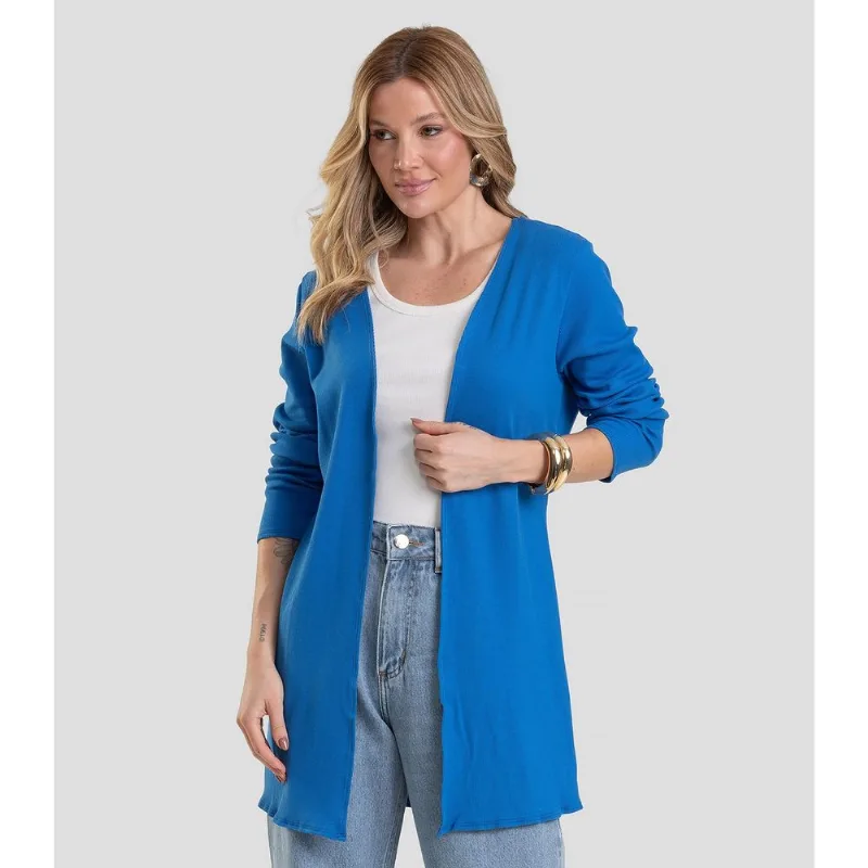 Cardigan Infinita Cor Azul G
