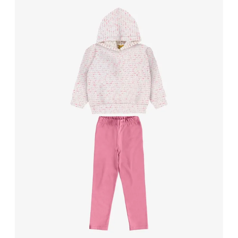 Conjunto Blusão com Legging Molecotton Rovi Kids Rosa 2