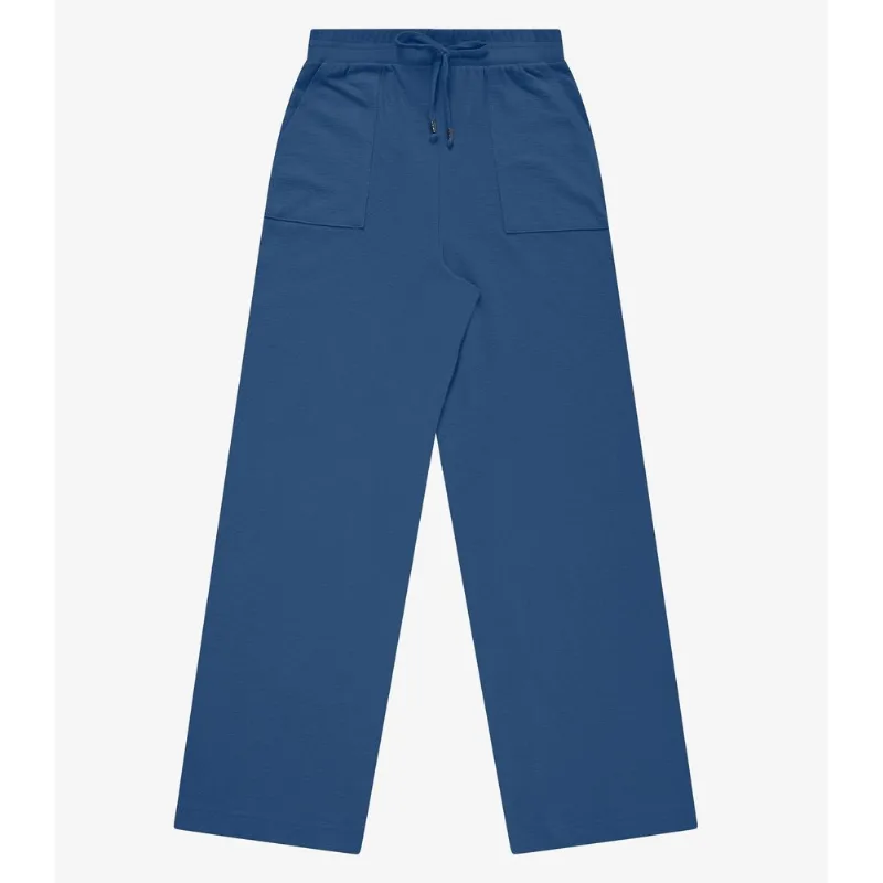 Calça Reta Feminina Em Malhão Fruit Rovitex Azul G