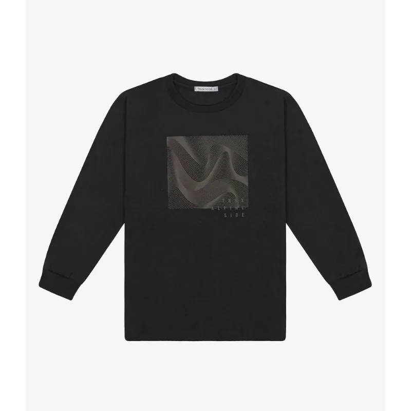 Camiseta Manga Longa Masculino Trick Nick Preto 4