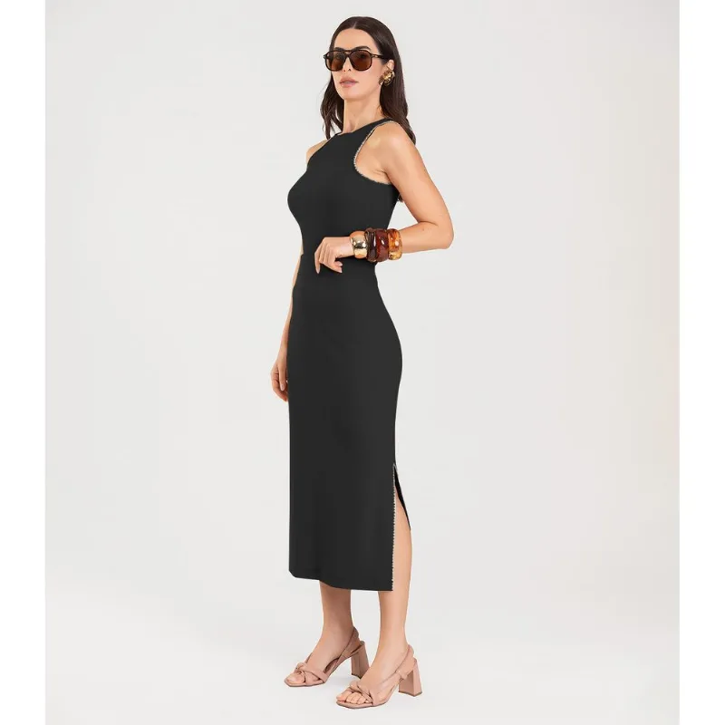 Conjunto Feminino Regata e Saia Dianna Preto M