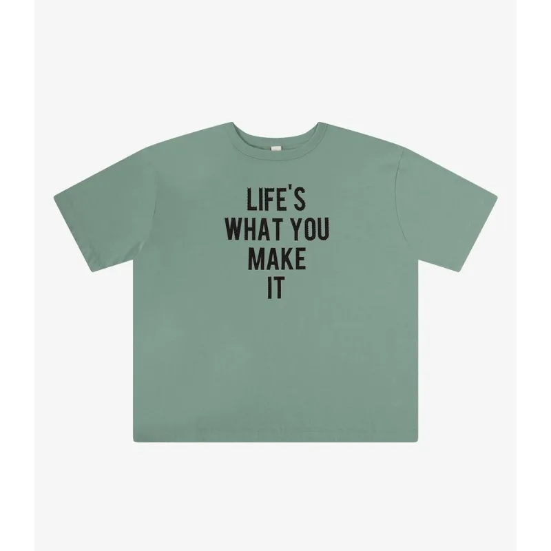 T-Shirt Feminina Oversized Com Strass Rovitex Verde G