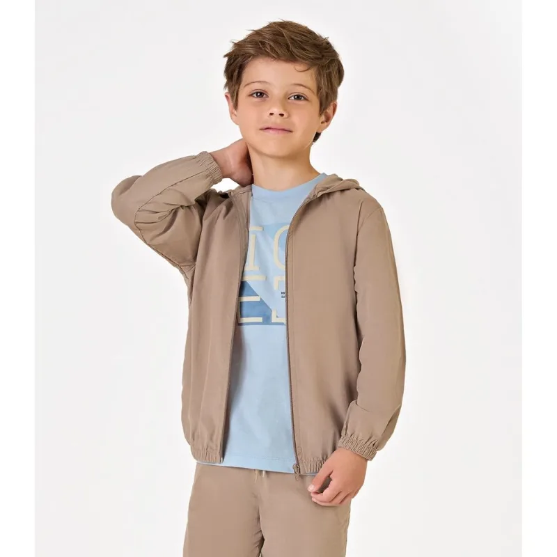 Jaqueta Com Capuz Masculino Cotelê Trick Nick Marrom 6