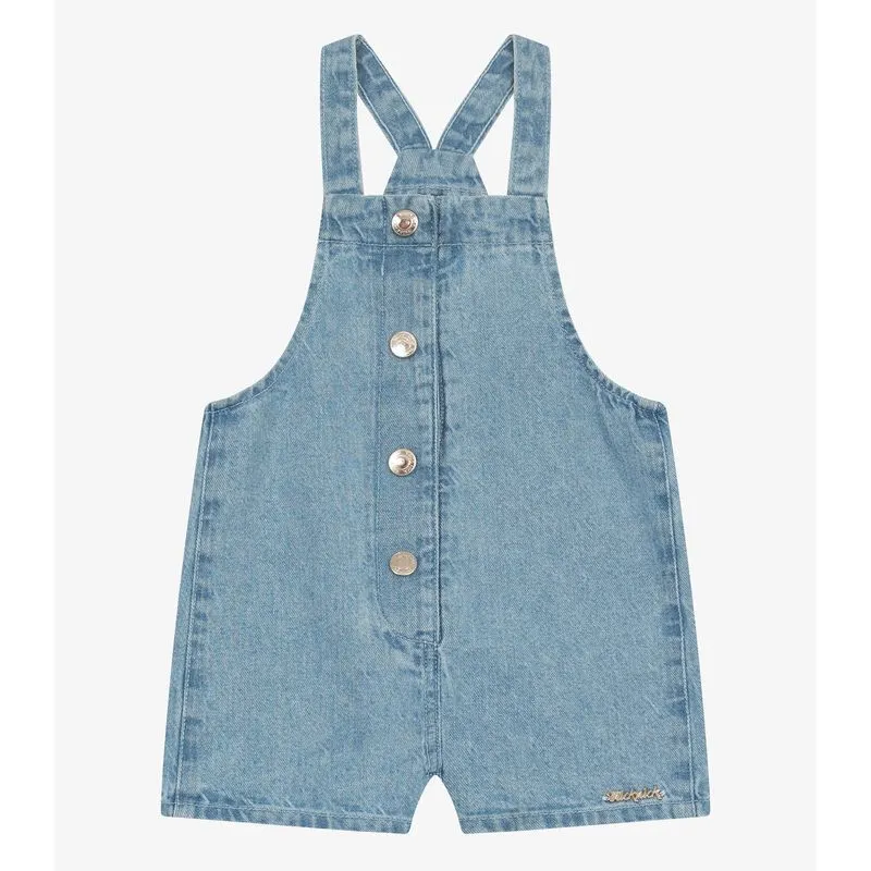 Jardineira em Original Denim Infantil Trick Nick Azul 2
