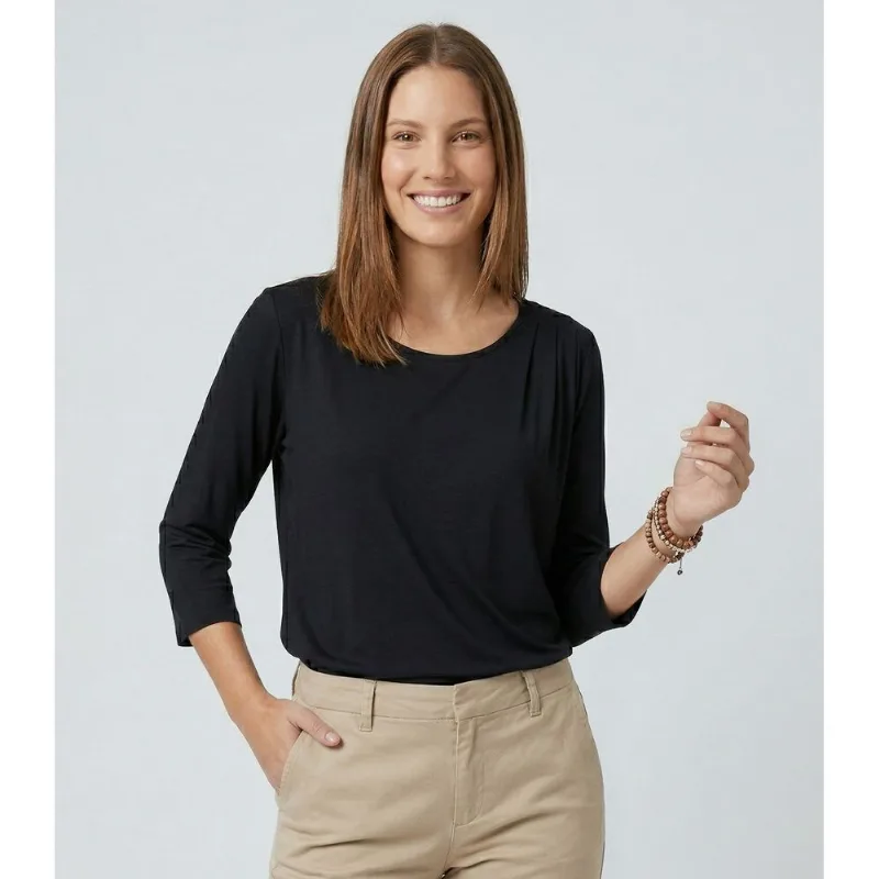 Blusa Feminina Manga 3/4 Endless Preto G