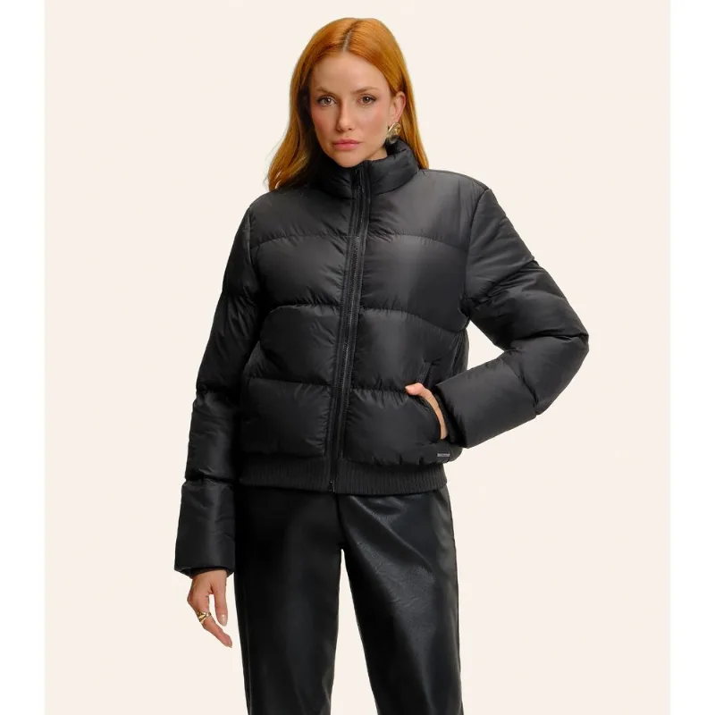 Jaqueta Feminina Puffer Microfibra Endless Preto G