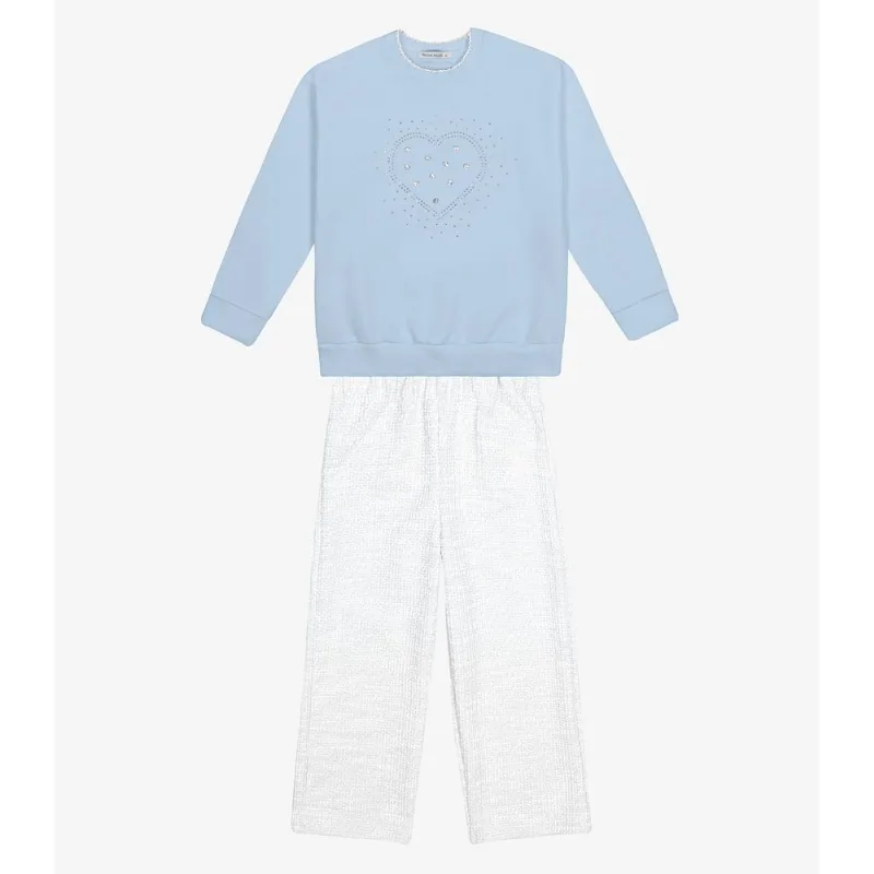 Conjunto Blusa com Calça Trick Nick Azul 10