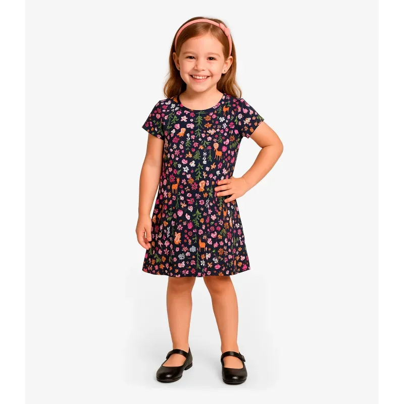 Vestido Menina Infantil Select Azul 1