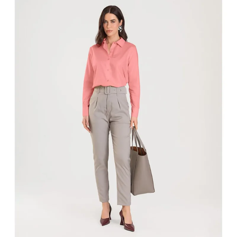 Camisa Feminina manga longa Dianna Pitanga M