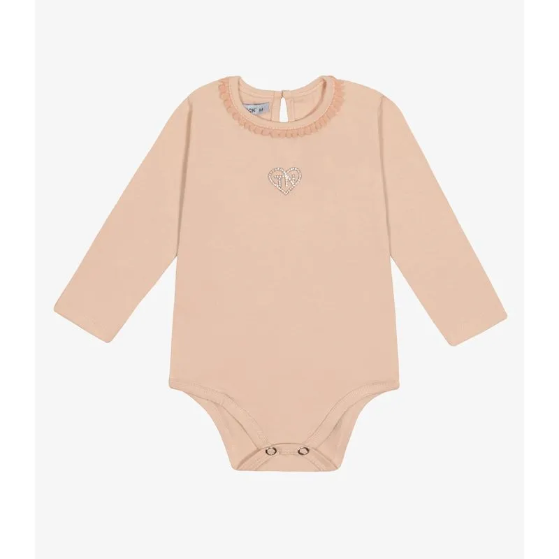Body Menina Com Detalhe Termocolante Trick Nick Rosa P