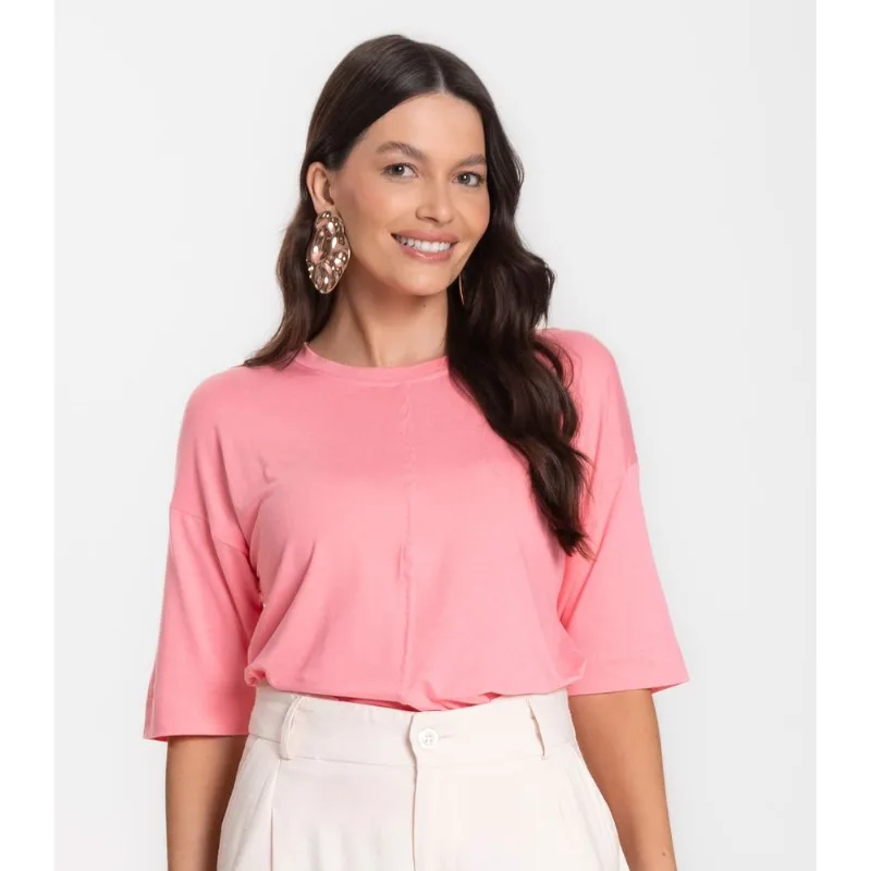 Blusa Feminina Lisa Select Rosa G