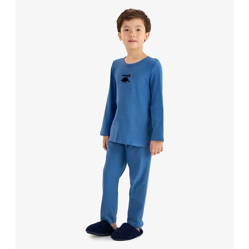 Pijama em Malhão Fruit Rovi Kids Azul 8