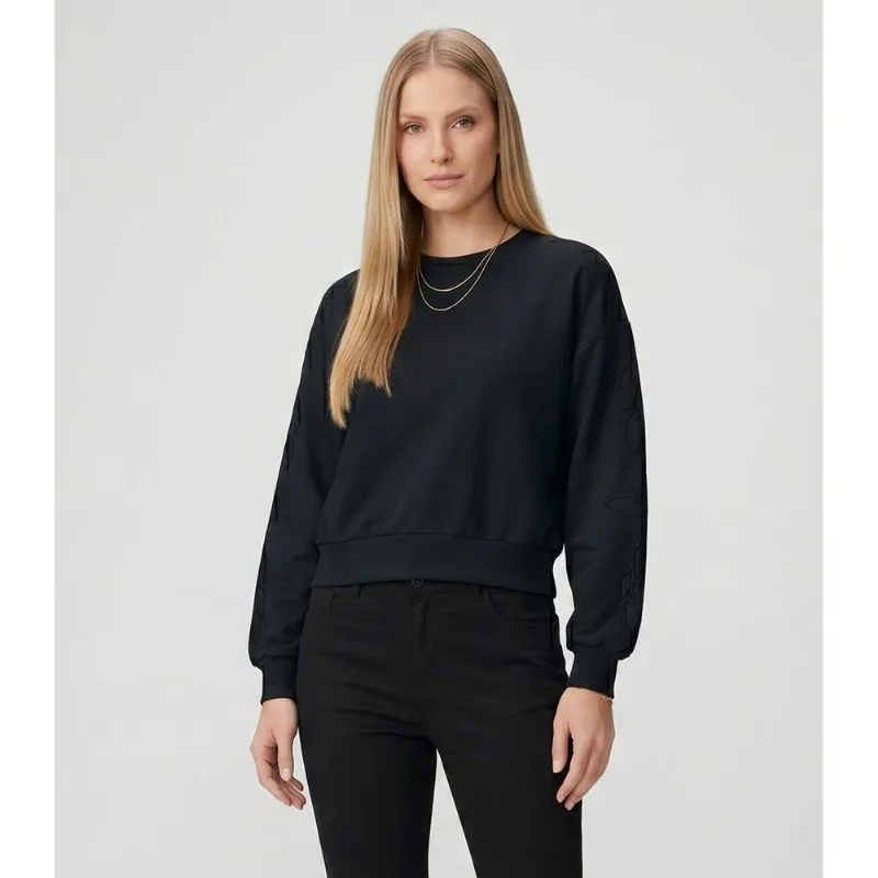 Blusão Feminino Moletom Felpado Endless Preto P