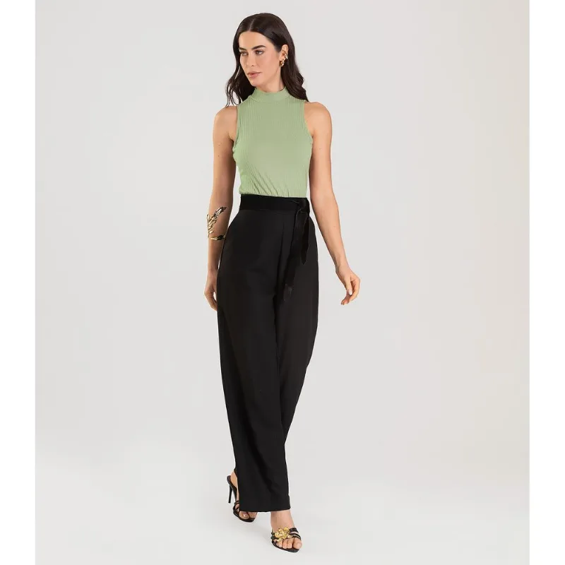 Regata Gola Alta Feminina Dianna Verde G