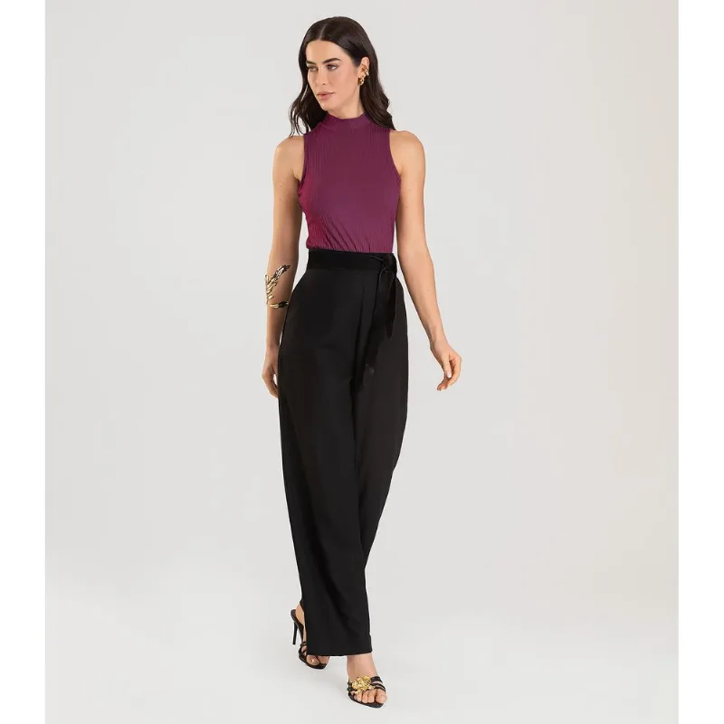 Regata Gola Alta Feminina Dianna Vermelho PP
