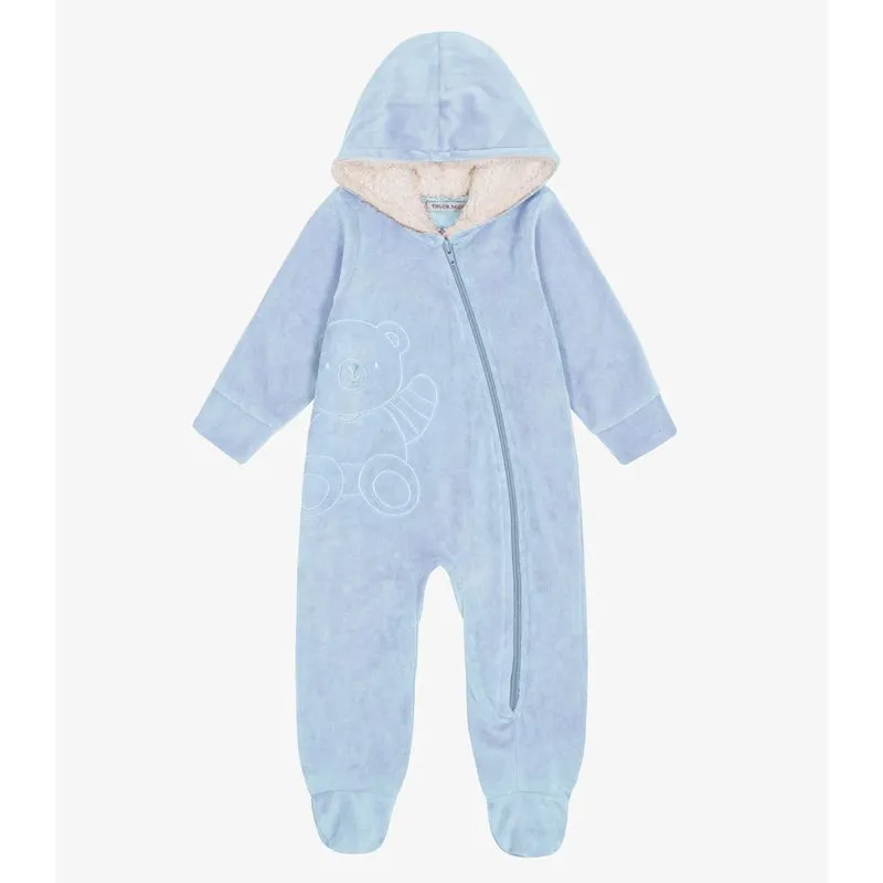 Macacão Infantil Plush Carneirinho Trick Nick Azul Gg