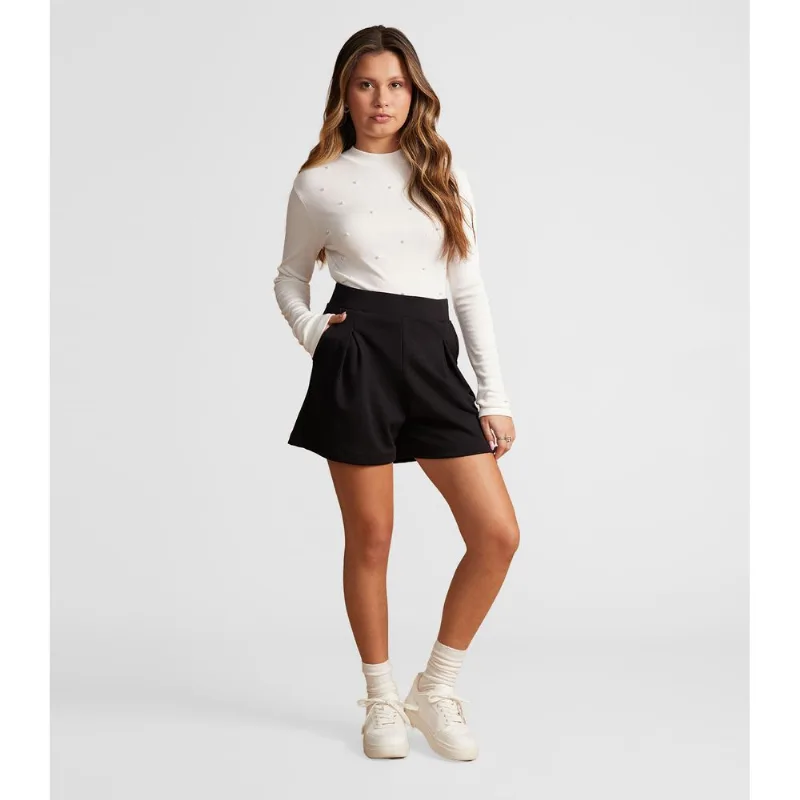 Shorts Juvenil Ponto Roma Minty Preto 12