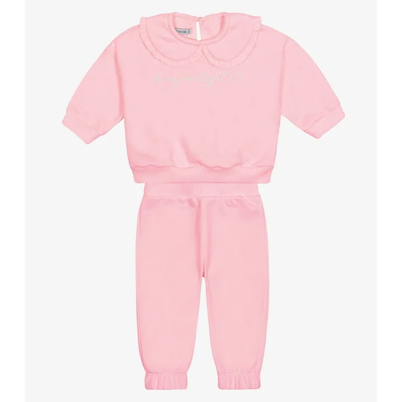 Conjunto Blusão com Calça Menina Trick Nick Rosa G