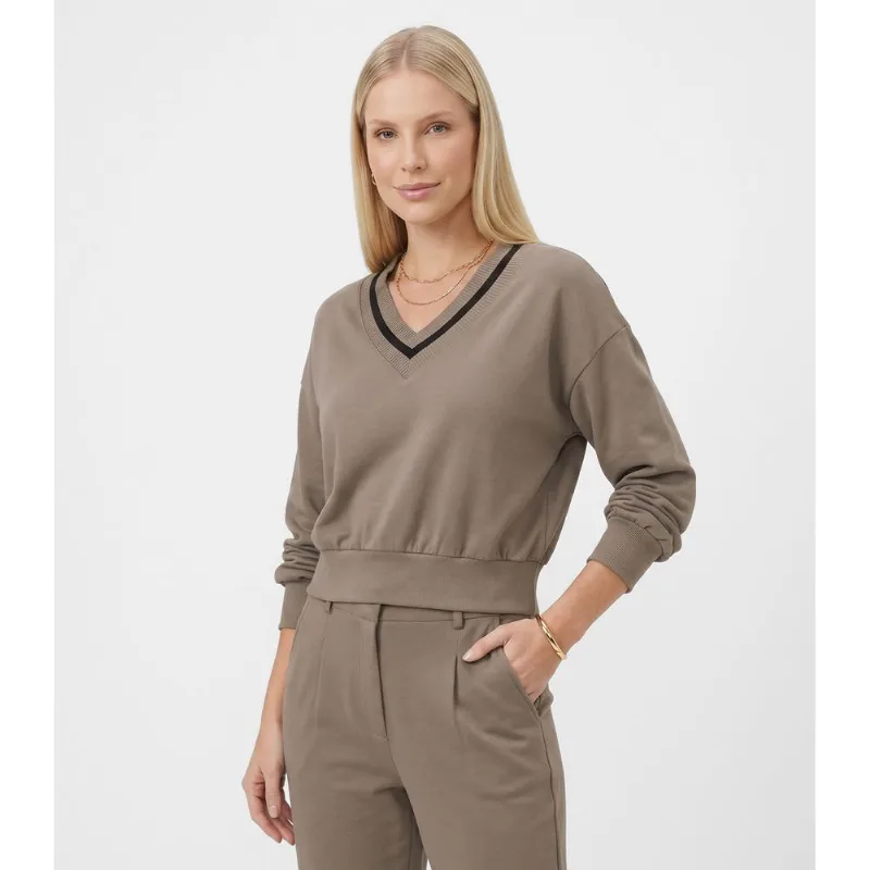 Blusão Feminino Decote V Molecotton Endless Marrom G