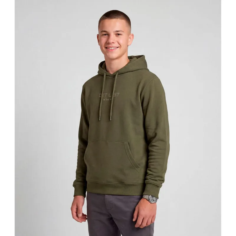 Blusão Juvenil Moletom Com Capuz e Bolsos Minty Verde 18