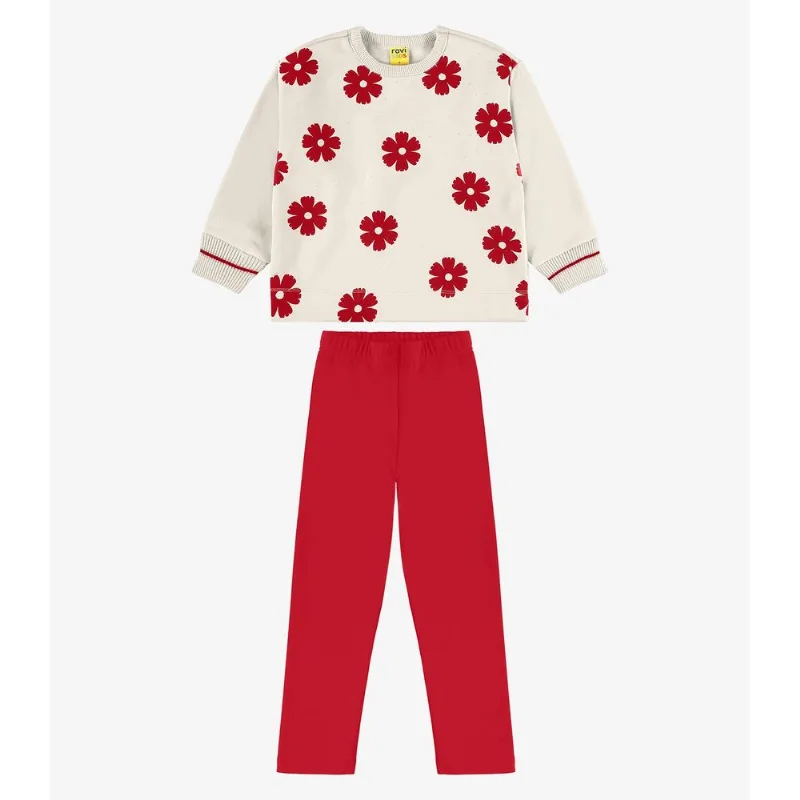 Conjunto Blusão com Legging Molecotton Rovi Kids Bege 3