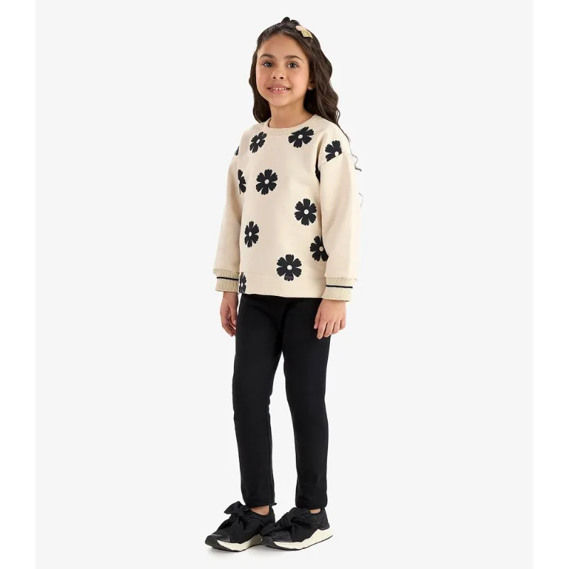 Conjunto Blusão com Legging Molecotton Rovi Kids Bege 3