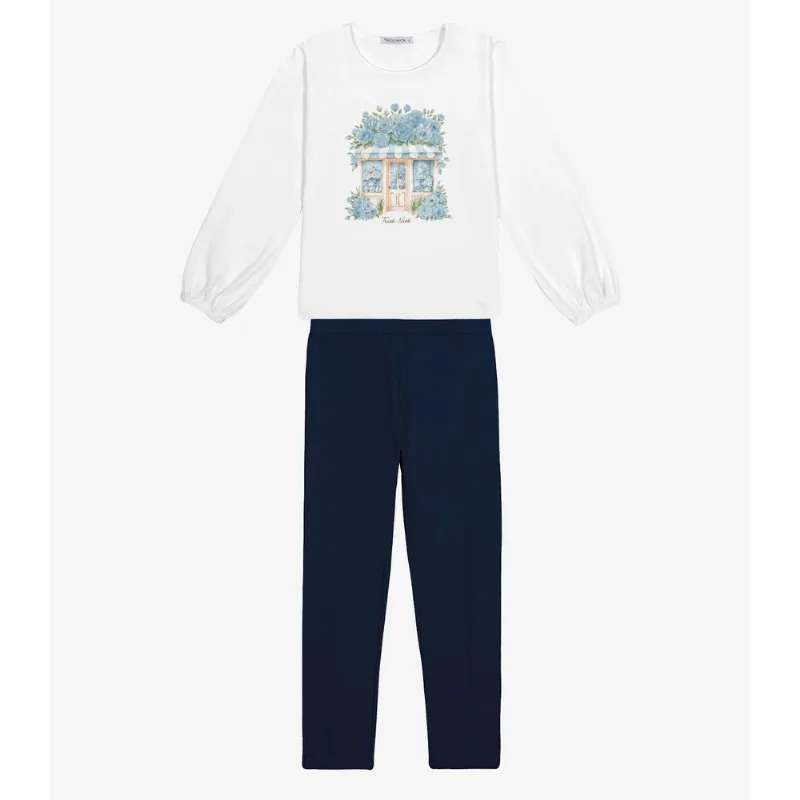 Conjunto Blusa com Legging Trick Nick Branco 1