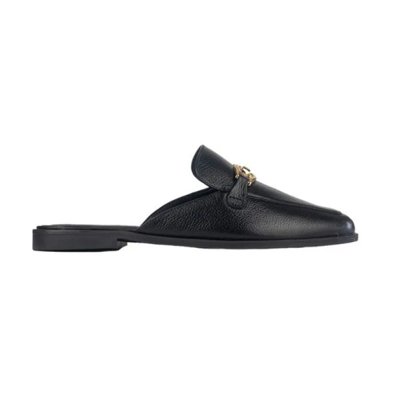 Mocassim Mule Arezzo Bridão Metálico 35 / Preto