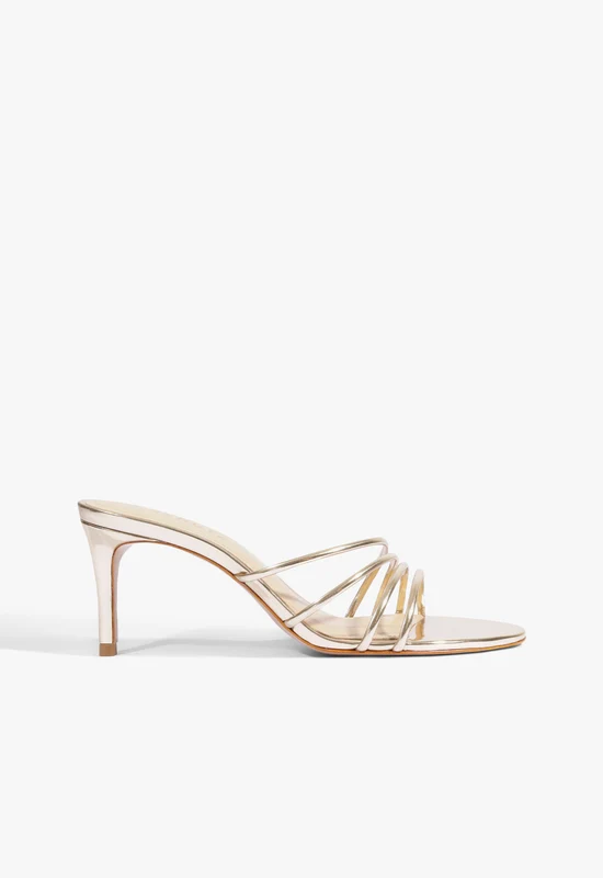Inez Mule Sandal 6.5 / Gold / Metallic